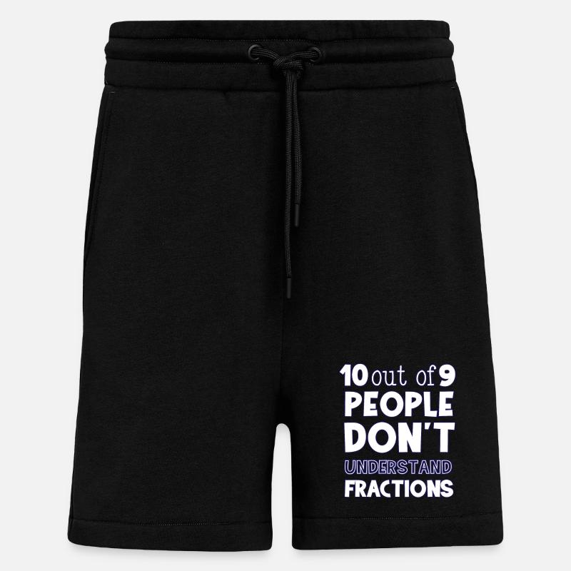 Math - Shorts - made by SPREAD - SOLID BLACK
