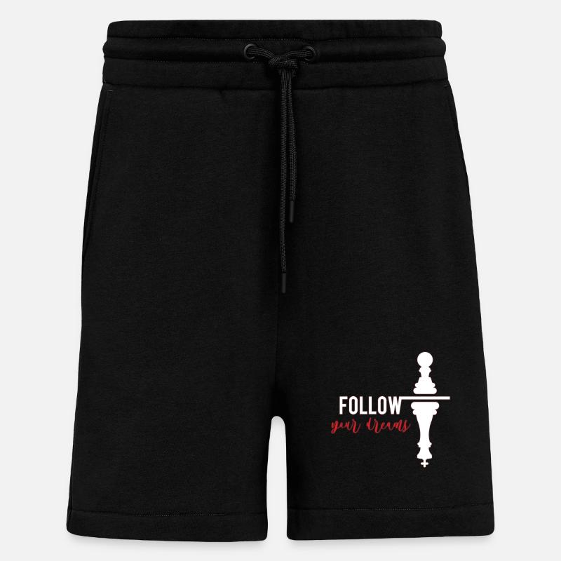 Schach - Shorts - made by SPREAD - SOLID BLACK
