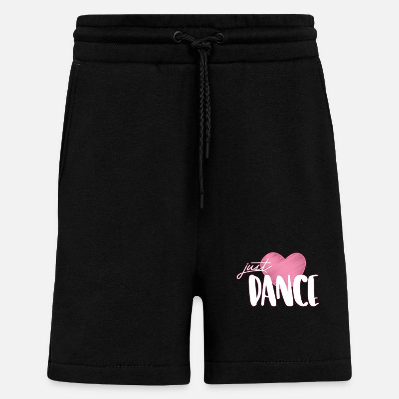 danse - Short bio décontracté fabriqué en UE - SOLID BLACK