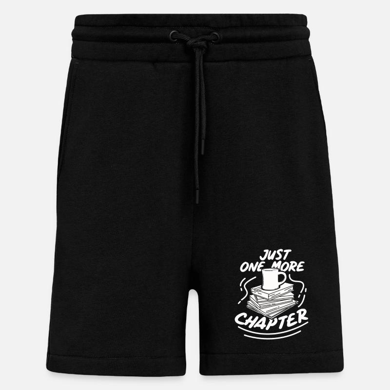 Bücher lesen Buch Geschenk Bücherregal - Shorts - made by SPREAD - SOLID BLACK