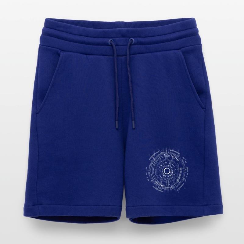 ordinateur c-base étoile space cpu nerd pc coder star Short bio décontracté fabriqué en UE