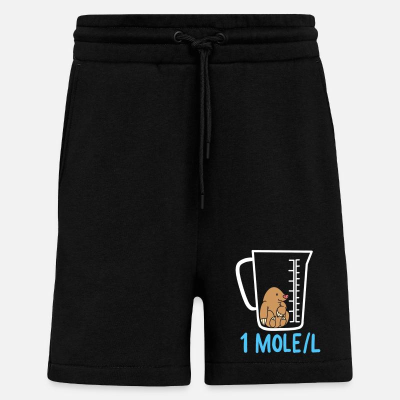 Science teaching - Shorts - made by SPREAD - SOLID BLACK