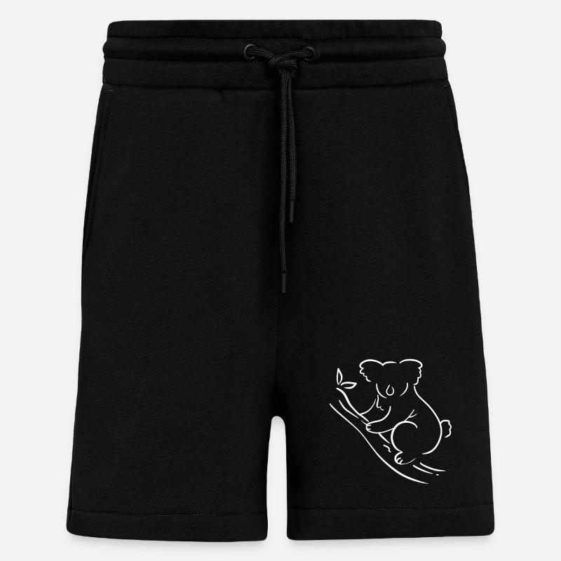 Koala Australien Australier - Shorts - made by SPREAD - SOLID BLACK