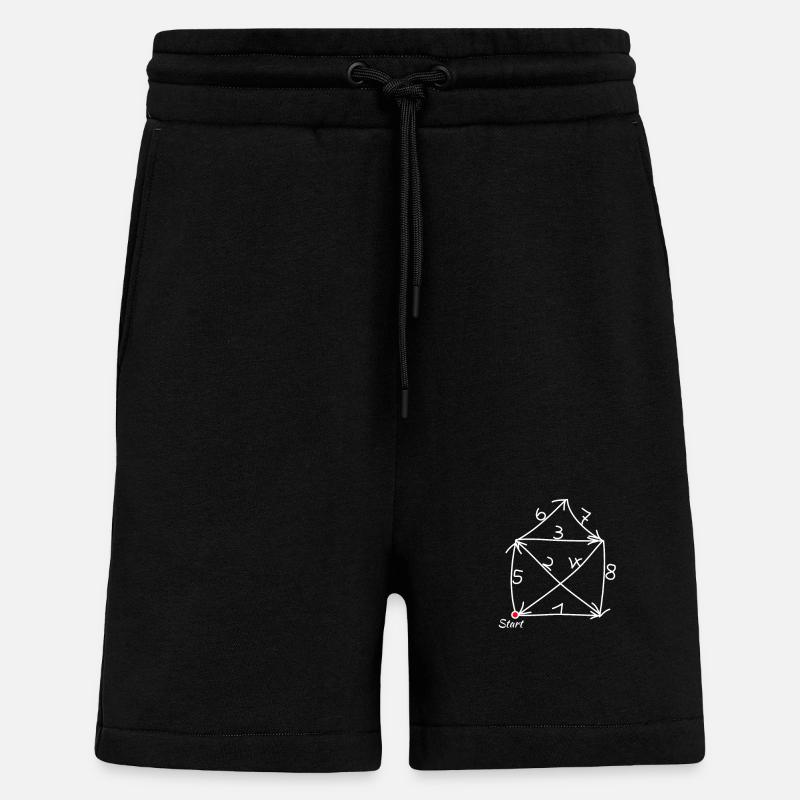 Haus vom Nikolaus Anleitung endlich! - Shorts - made by SPREAD - SOLID BLACK