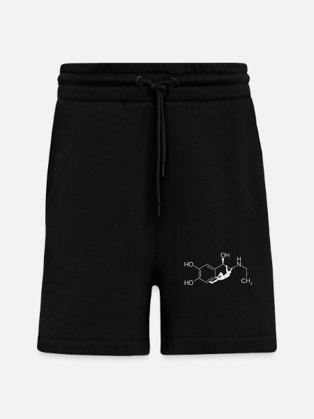 Adrenalin – Klettern auf Molekülebene - Shorts - made by SPREAD - SOLID BLACK