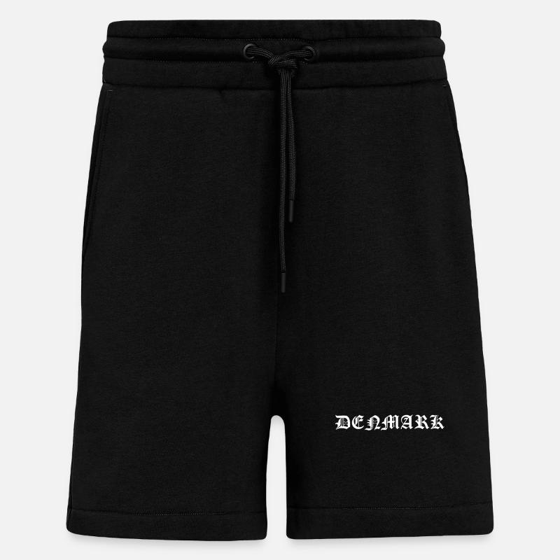 Old Danish Dänemark - Shorts - made by SPREAD - SOLID BLACK