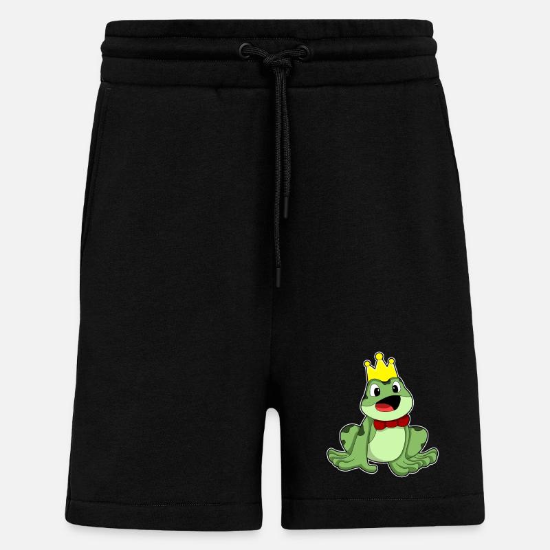 Frosch Krone - Shorts - made by SPREAD - SOLID BLACK