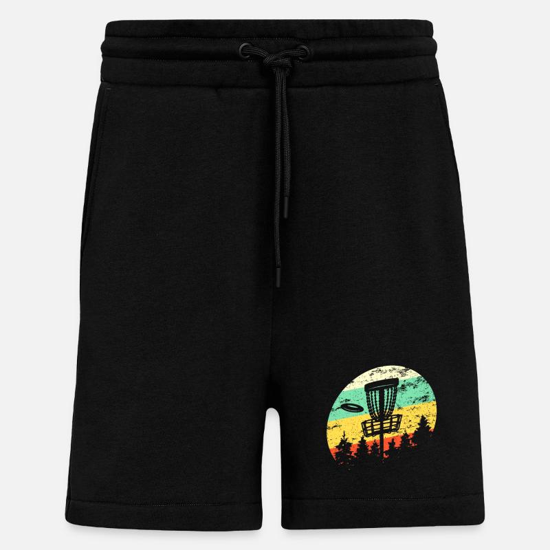 frisbeegolf geschenk - Shorts - made by SPREAD - SOLID BLACK