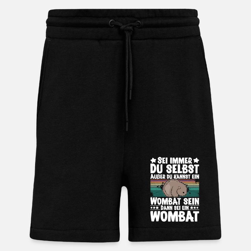 Wombat - Shorts - made by SPREAD - SOLID BLACK