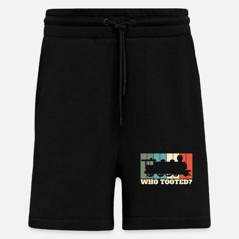 Züge - Shorts - made by SPREAD - SOLID BLACK