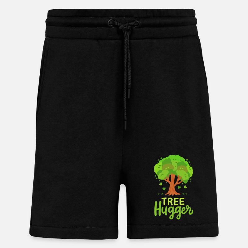 Baum Wald Baumpfleger - Shorts - made by SPREAD - SOLID BLACK