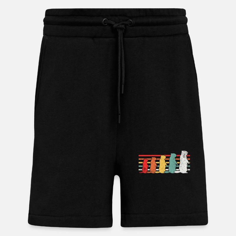 Murmeltier - Shorts - made by SPREAD - SOLID BLACK
