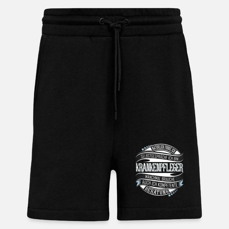 Krankenpfleger - Shorts - made by SPREAD - SOLID BLACK