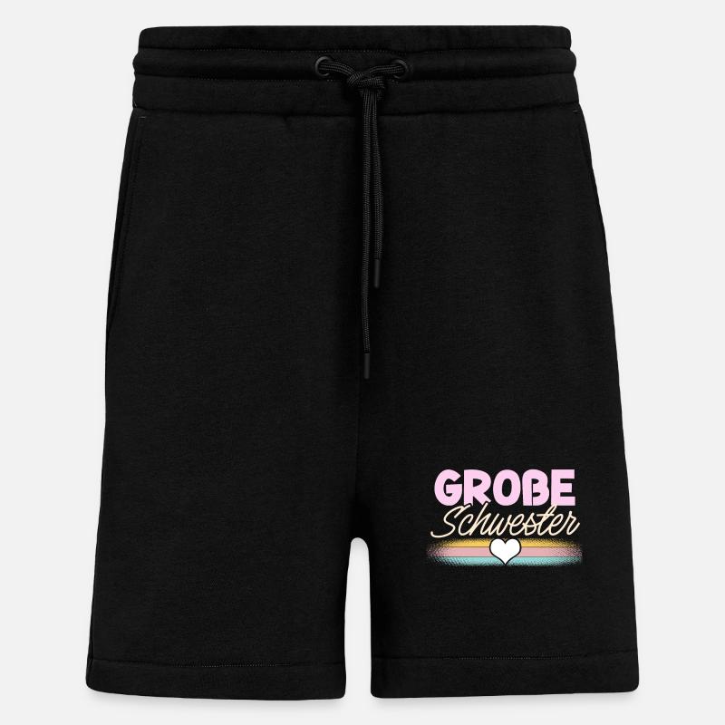 Große Schwester - Shorts - made by SPREAD - SOLID BLACK