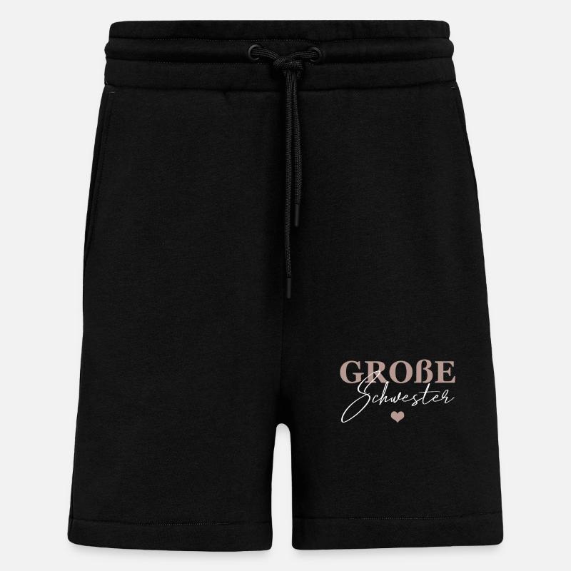 Große Schwester - Shorts - made by SPREAD - SOLID BLACK