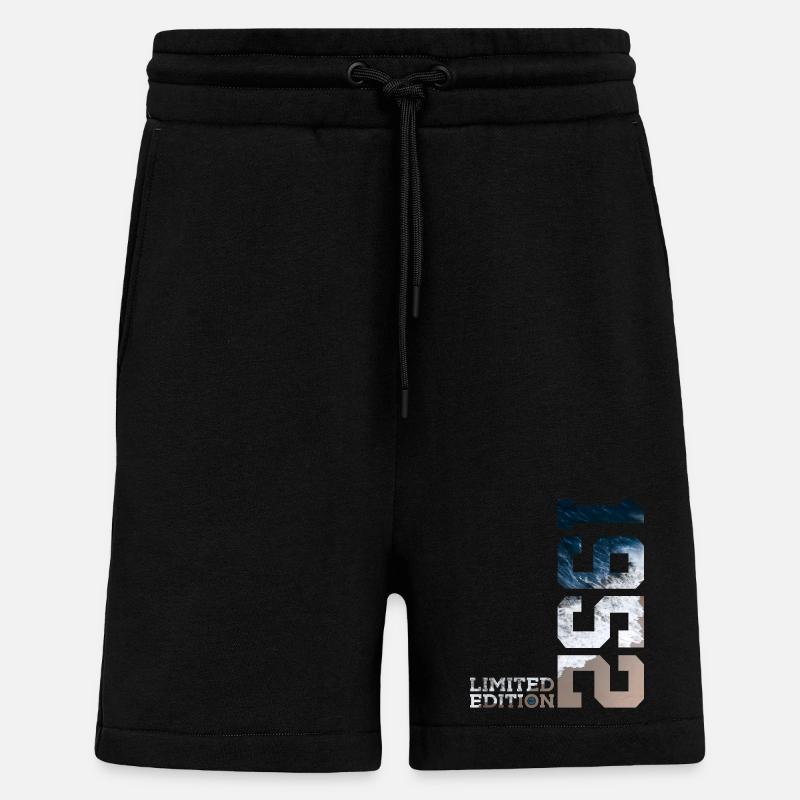 74E ANNIVERSAIRE ÉDITION LIMITÉE 1952 - Short bio décontracté fabriqué en UE - SOLID BLACK