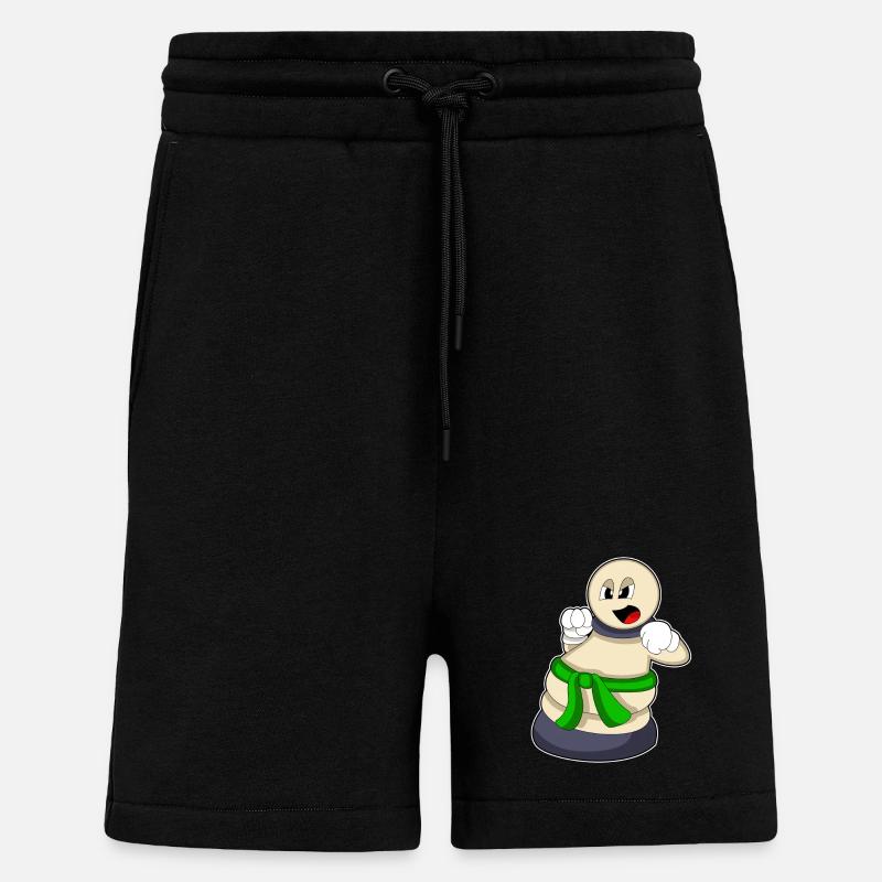Schachfigur Bauer beim Schach - Shorts - made by SPREAD - SOLID BLACK