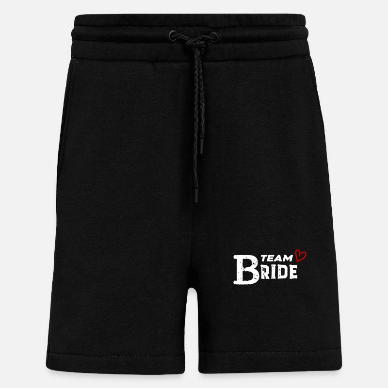 Bridal Wedding Celebration - Shorts - made by SPREAD - SOLID BLACK