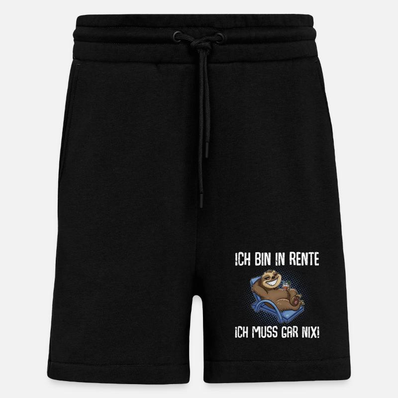 Rentner - Shorts - made by SPREAD - SOLID BLACK