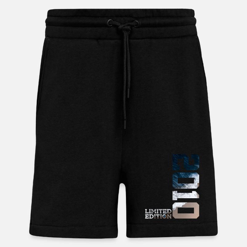 16E ANNIVERSAIRE ÉDITION LIMITÉE 2010 - Short bio décontracté fabriqué en UE - SOLID BLACK