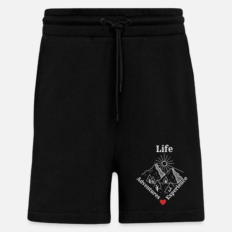 Life Adventures Experience - Adventure Tee - Shorts - made by SPREAD - SOLID BLACK