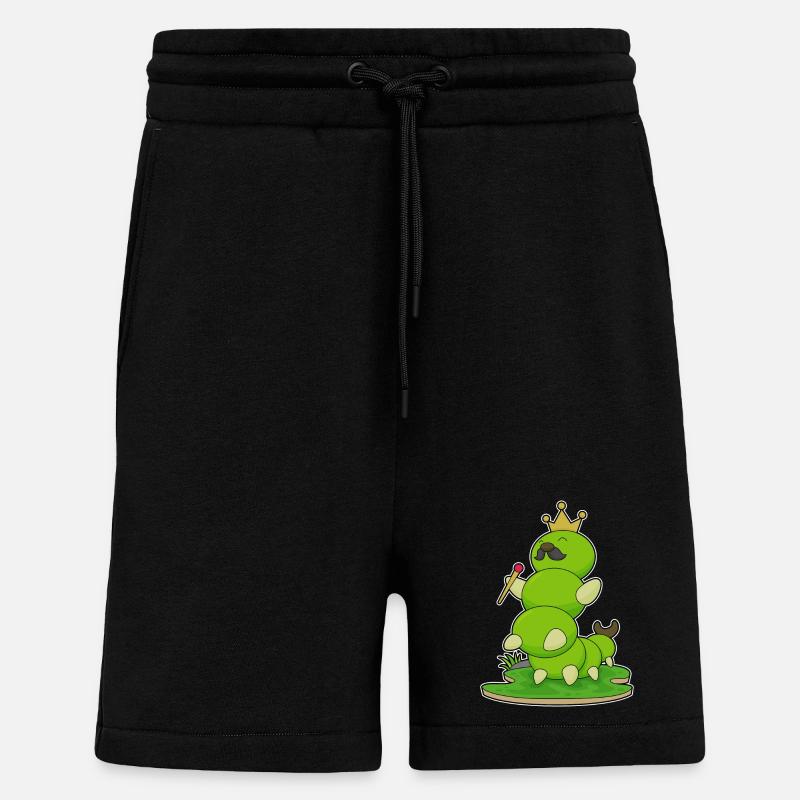 Raupe Krone - Shorts - made by SPREAD - SOLID BLACK