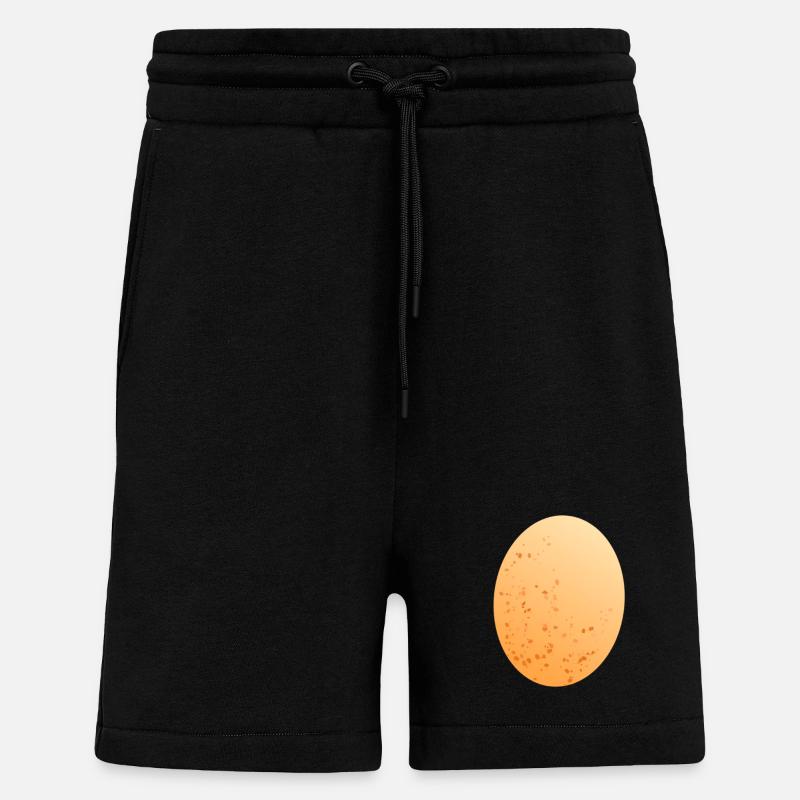Egg chicken egg - Shorts - made by SPREAD - SOLID BLACK