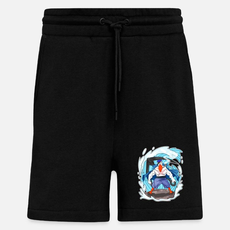 Mouette - Short bio décontracté fabriqué en UE - SOLID BLACK