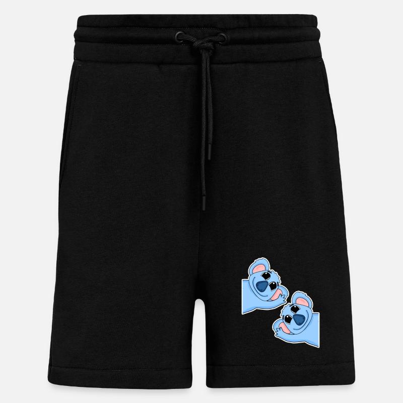 Koala Koalas - Shorts - made by SPREAD - SOLID BLACK