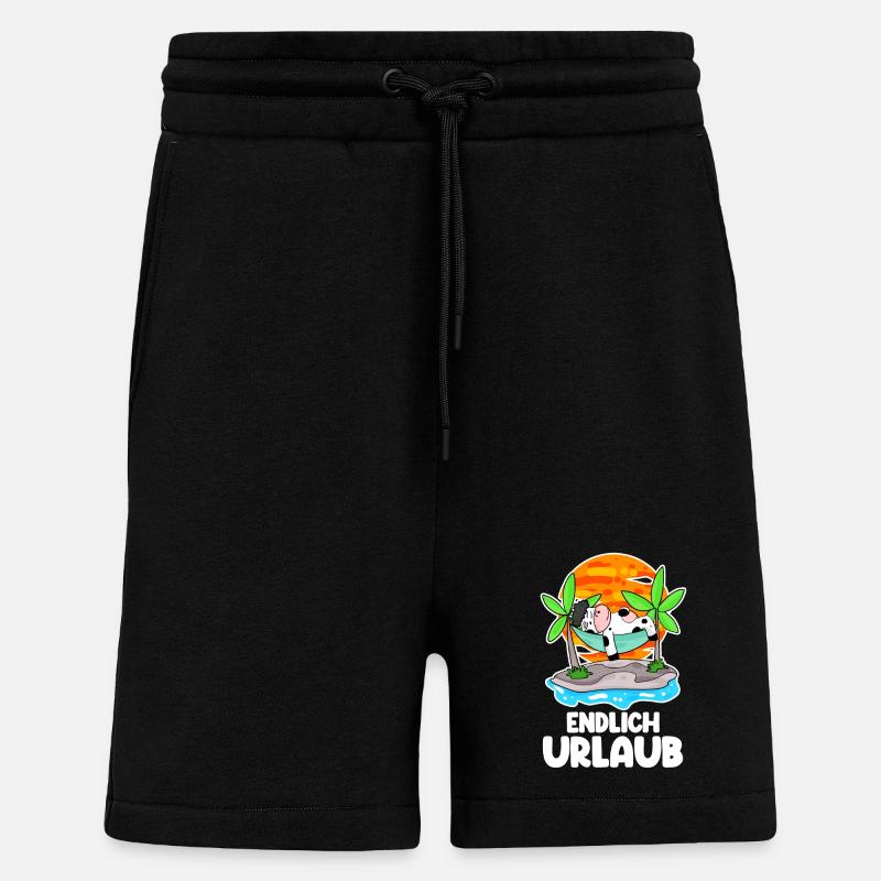 Urlaub - Shorts - made by SPREAD - SOLID BLACK