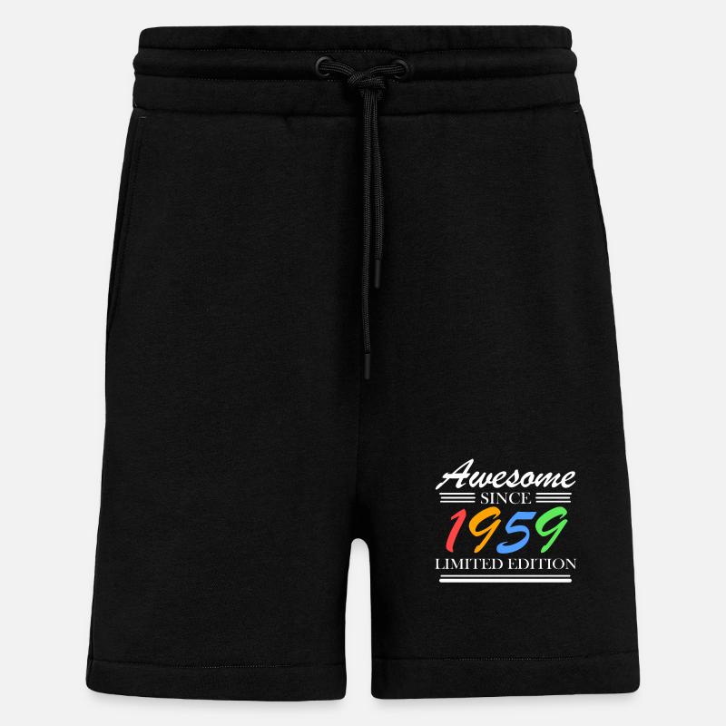 1959 - Shorts - made by SPREAD - SOLID BLACK