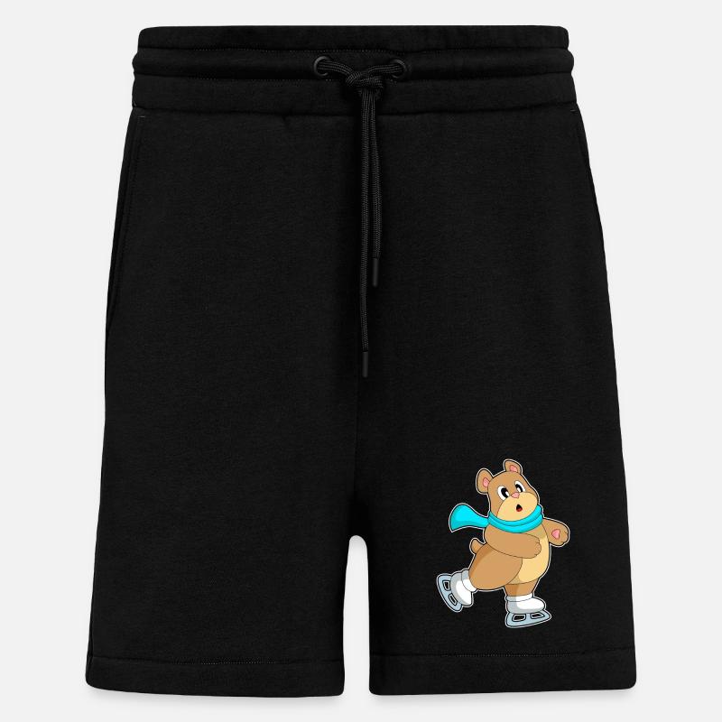 Patins à glace Bear - Short bio décontracté fabriqué en UE - SOLID BLACK