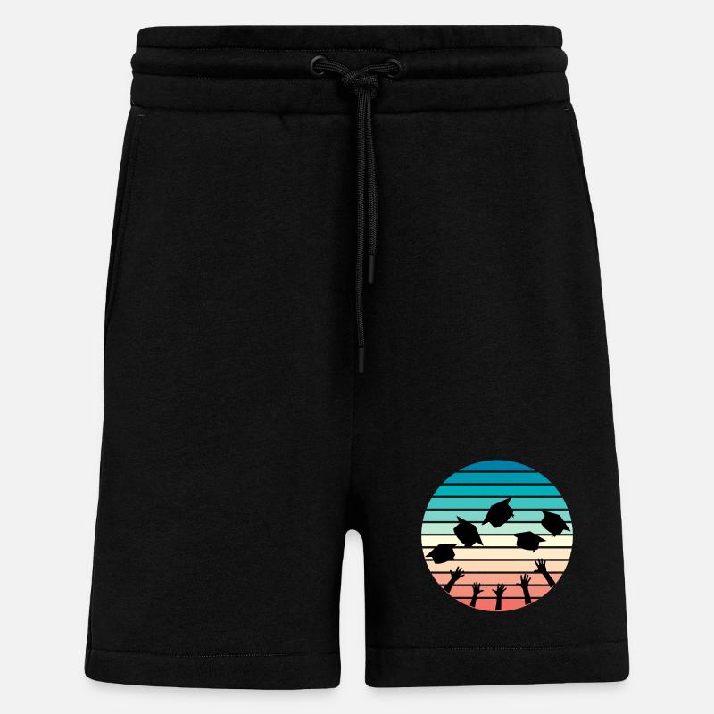 Graduation - Graduation Gift Ideas - Shorts - made by SPREAD - SOLID BLACK