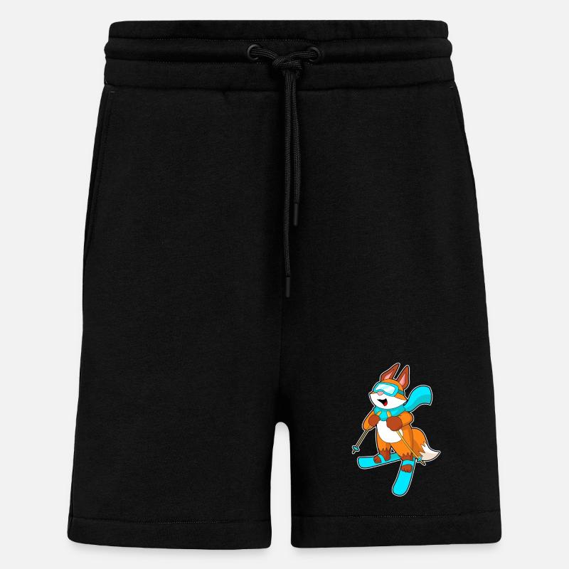 Fuchs Skier Ski - Shorts - made by SPREAD - SOLID BLACK