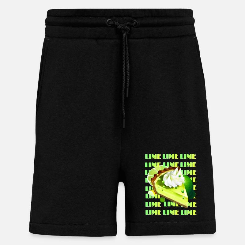Key Lime Pie - Shorts - made by SPREAD - SOLID BLACK