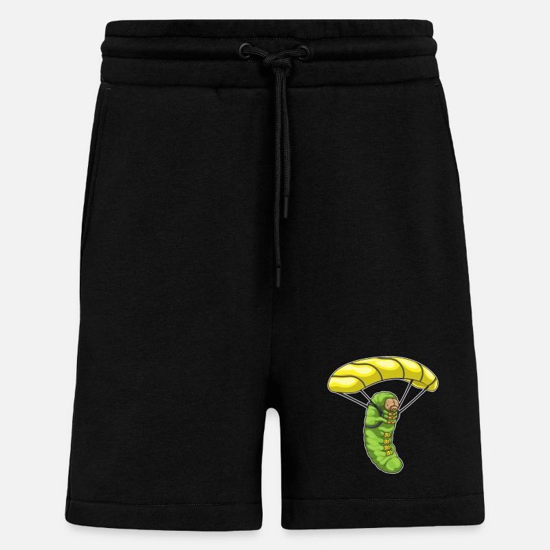 Caterpillar Parachute - Short bio décontracté fabriqué en UE - SOLID BLACK