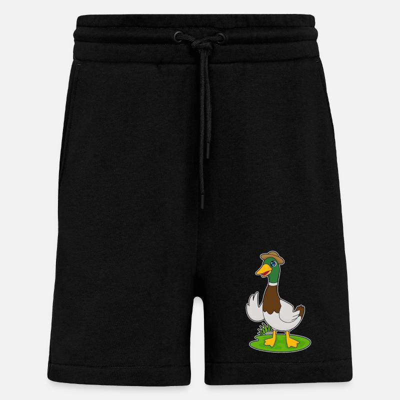 Duck Hat - Shorts - made by SPREAD - SOLID BLACK