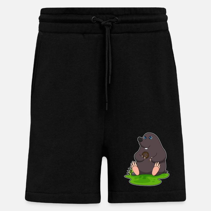 Maulwurf Donut - Shorts - made by SPREAD - SOLID BLACK