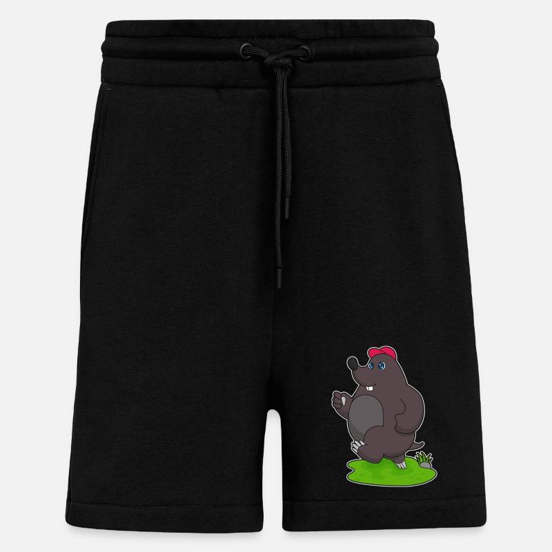 Mole Jogger Jogging - Short bio décontracté fabriqué en UE - SOLID BLACK
