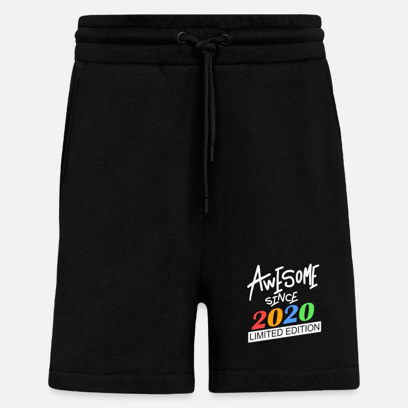 2020 - Promotion 2020 - Short bio décontracté fabriqué en UE - SOLID BLACK