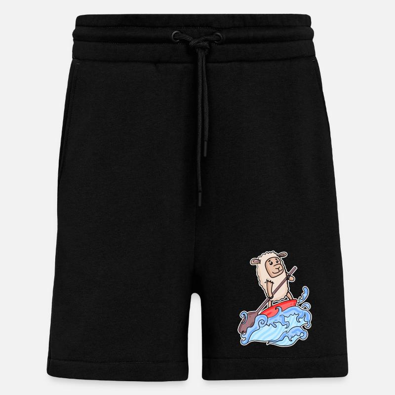 Stand Up Paddling Schaf - Shorts - made by SPREAD - SOLID BLACK