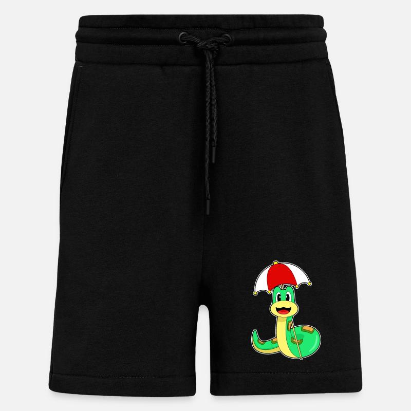 Parapluie serpent - Short bio décontracté fabriqué en UE - SOLID BLACK