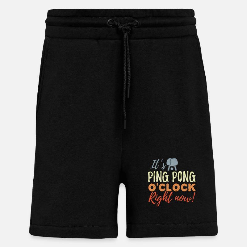 Ping Pong Zeit - Shorts - made by SPREAD - SOLID BLACK