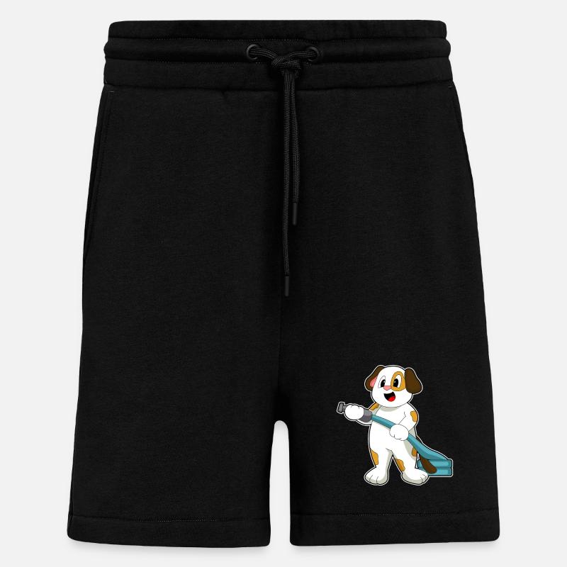 Extincteur pompier chien - Short bio décontracté fabriqué en UE - SOLID BLACK