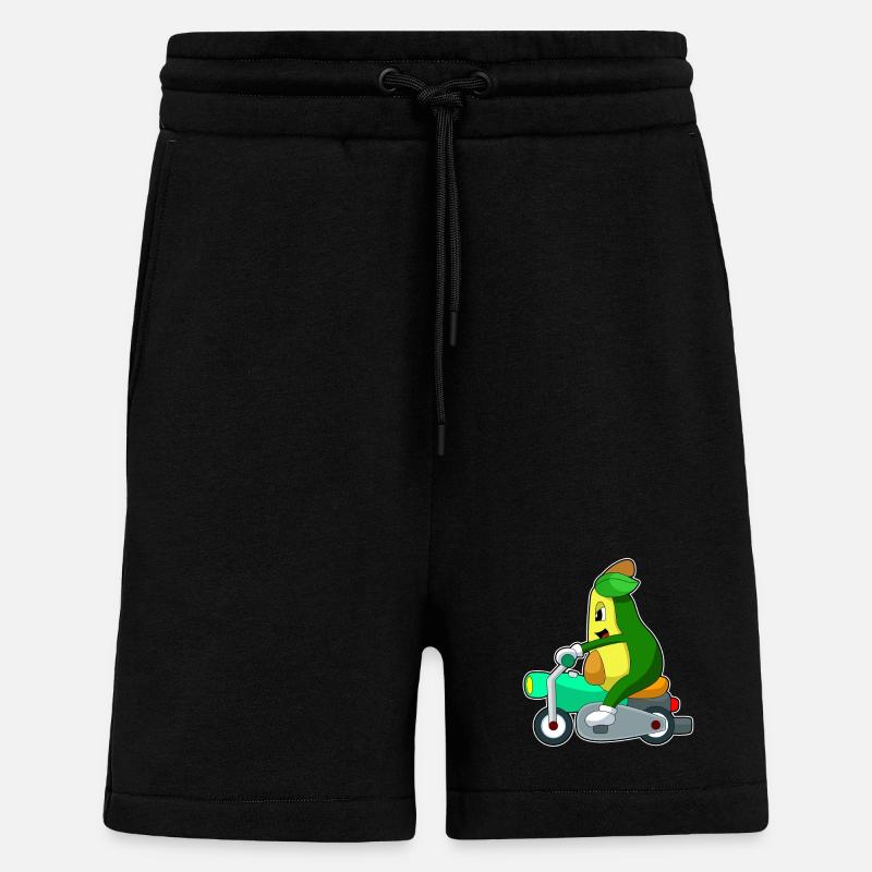 Avocado Motorrad - Shorts - made by SPREAD - SOLID BLACK
