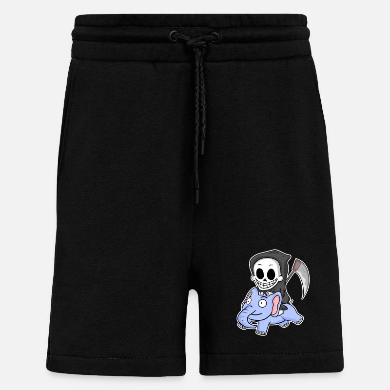 Sensenmann Elefant - Shorts - made by SPREAD - SOLID BLACK