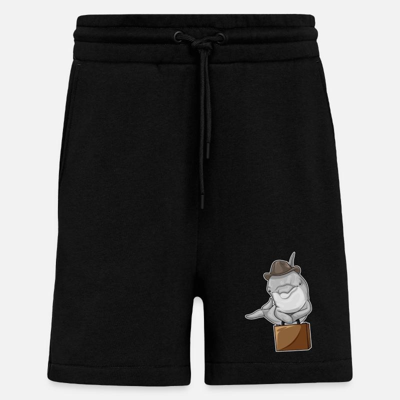 Porte-documents Delfin Entrepreneur - Short bio décontracté fabriqué en UE - SOLID BLACK