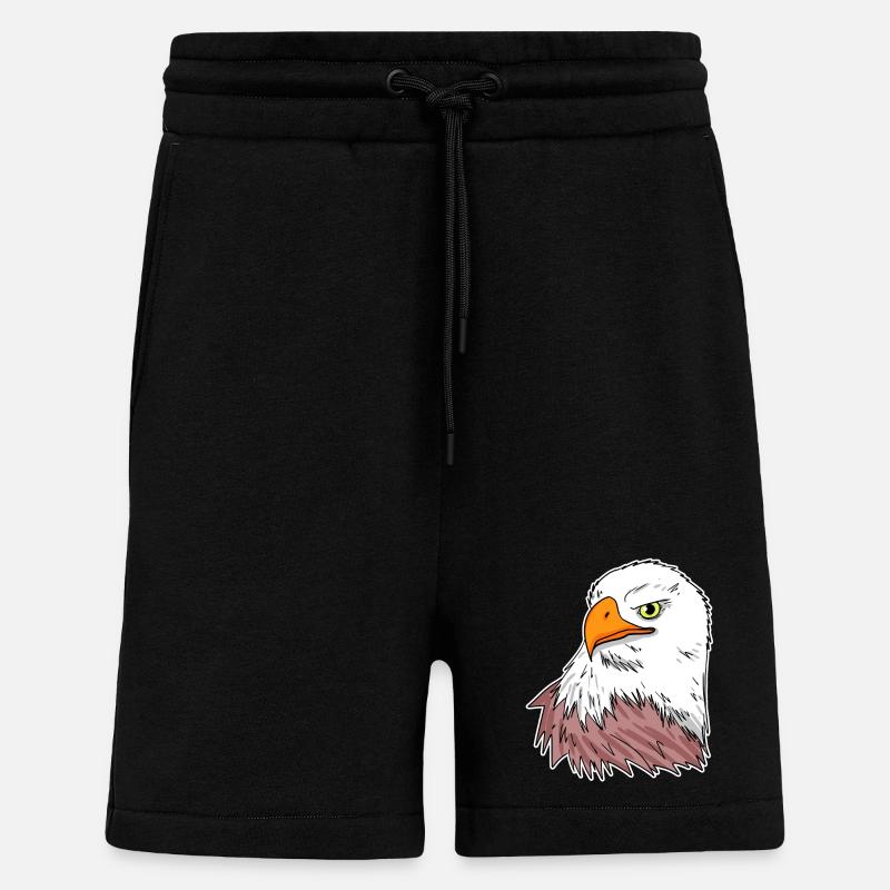 Adler Vogel - Shorts - made by SPREAD - SOLID BLACK
