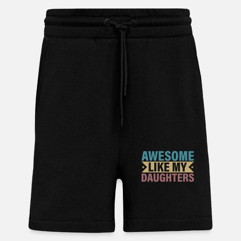 Weibliche Eltern-Pride-Botschaft - Shorts - made by SPREAD - SOLID BLACK