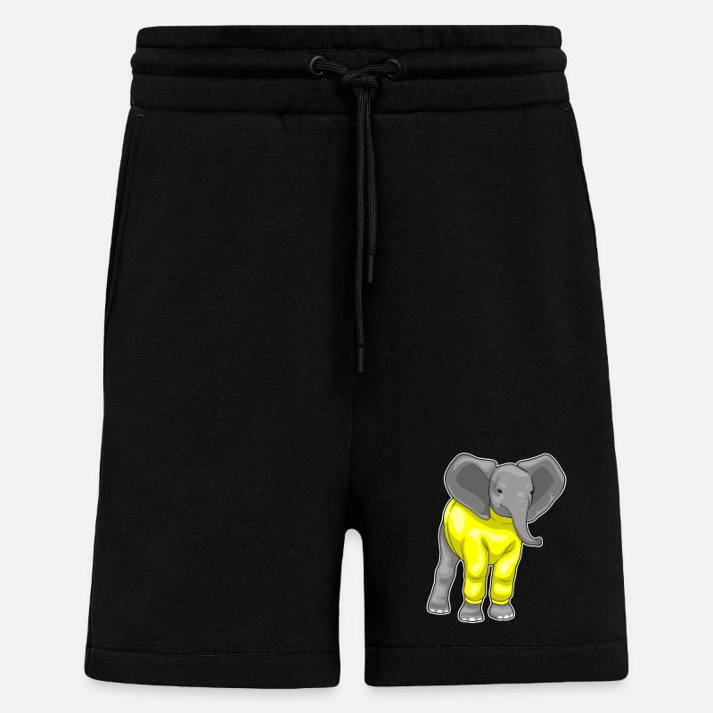 Elefant Winter Pullover - Shorts - made by SPREAD - SOLID BLACK